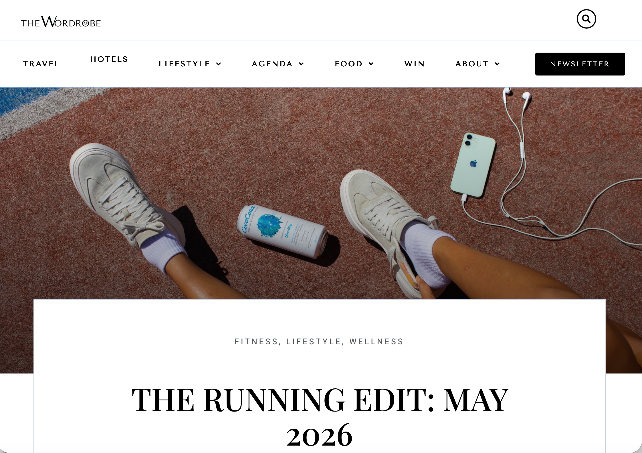 CocoCoast Featured In The Wordrobe May Running Edit